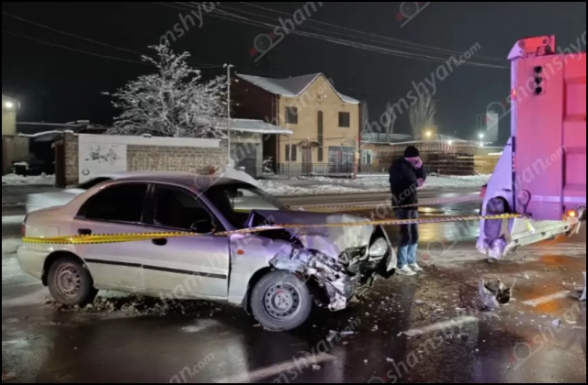 Արմավիրի մարզում բախվել են «Chevrolet»-ը և ձնամաքրման աշխատանքներ կատարող «Shacman» բեռնատարը. կան վիրшվnրներ